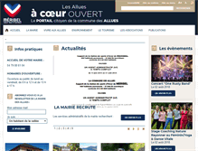 Tablet Screenshot of mairiedesallues.fr